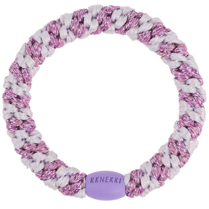 Kknekki-Haargummi, Lavendelrosa-Glitzerstreifen