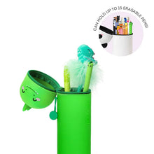 Lade das Bild in den Galerie-Viewer, 2-in-1 Weiches Silikon Federmäppchen, Dino