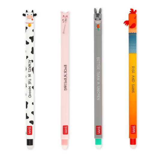 Legami Erasable Pen Set, Farm