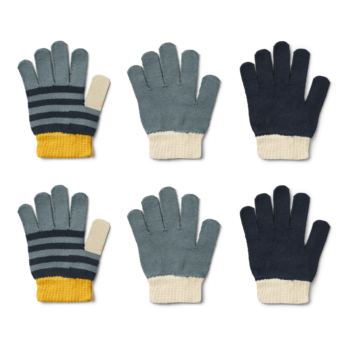 Gamma Handschuhe, 3er-Set ''Lemon Multi Mix'' – folk berlin