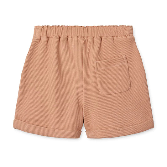 Waffle Shorts ''Tuscany Rose'', organic cotton