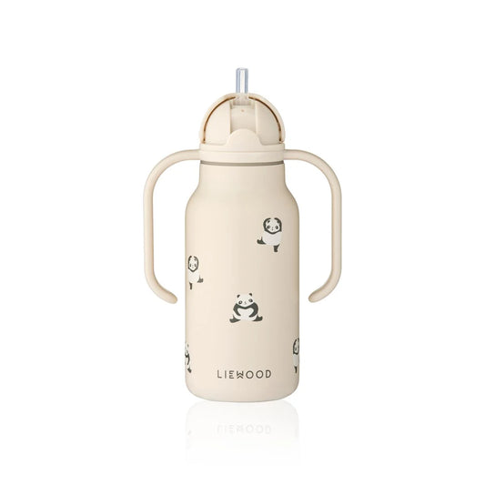 Kimmie Stahlwasserflasche, Panda 250ml