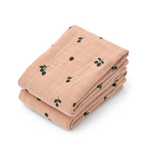 Load image into Gallery viewer, Muslin Cloth 2 Pack, Mini Berry