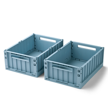 Load image into Gallery viewer, Weston Storage Box, 2 Pack, Small ''Beach Blue''
