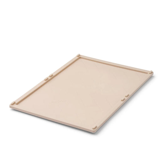 Weston Aufbewahrungsbox Deckel Mittel, 2er Pack Sandfarben
