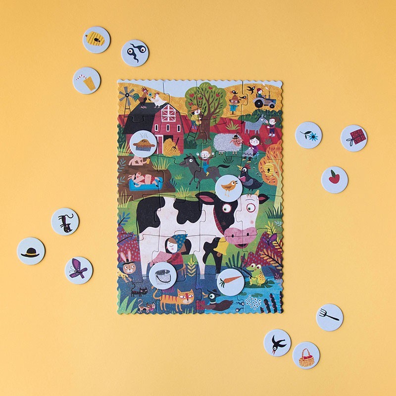 Londji-Taschenpuzzle „Mein kleiner Bauernhof“