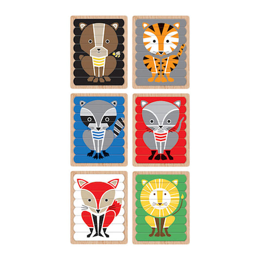 Puzzle-Sticks „Geometrische Tiere“