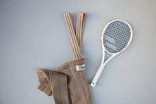 Load image into Gallery viewer, Silly Silas Footless Tights ''Oyster Grey Striped'', Various