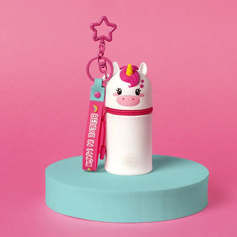 Mini Coin Purse with Keyring, Unicorn