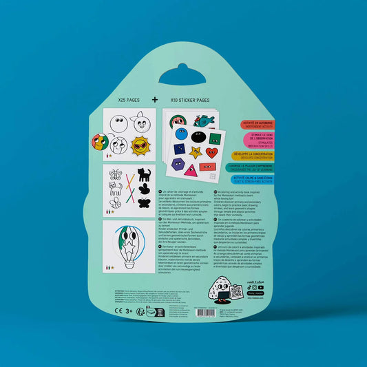 OMY Montessori Sticker Book, Geometric Shapes