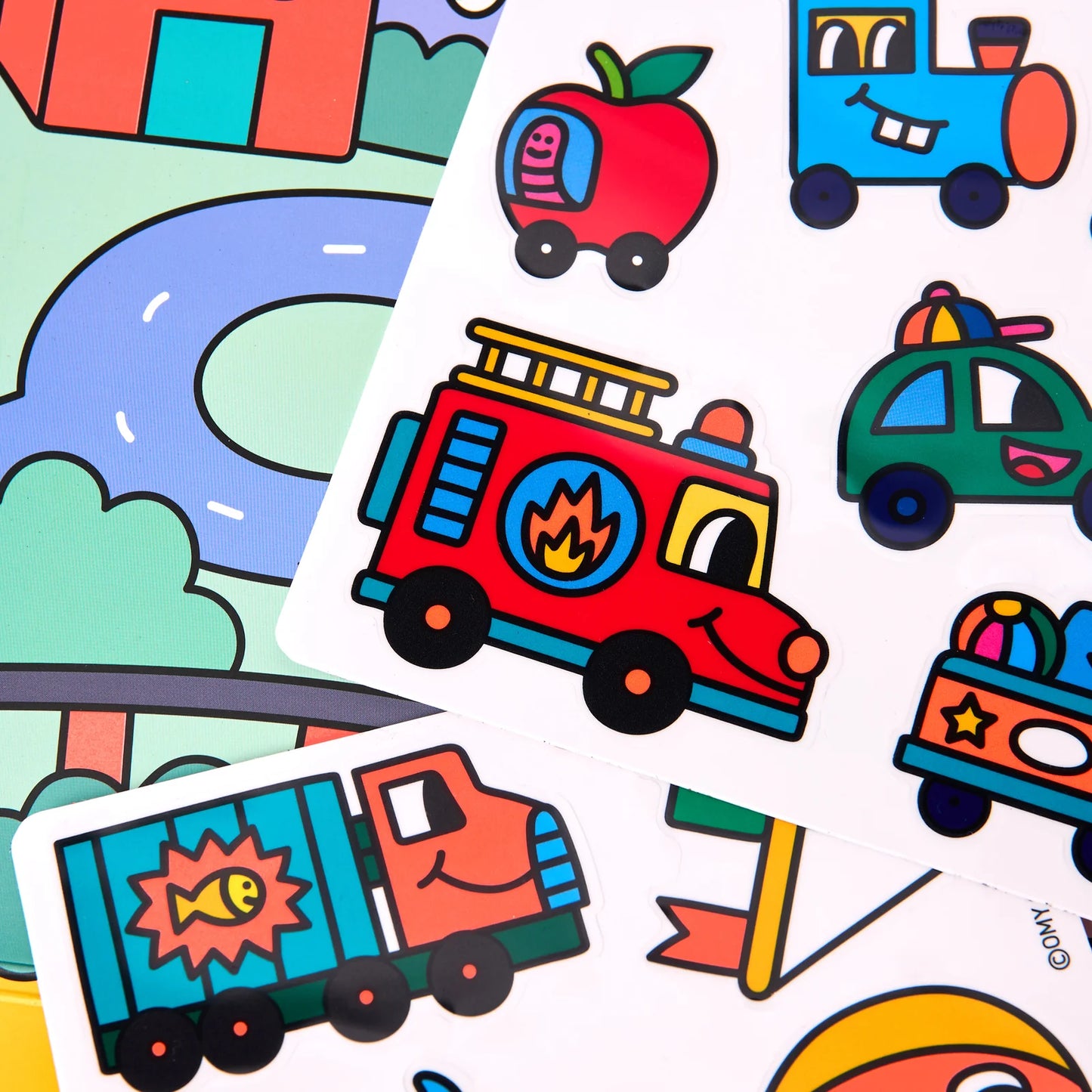Montessori Stickers Set ''Vroom Vroom''