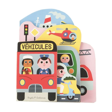 Load image into Gallery viewer, Baby Board Book: Vehicules, French