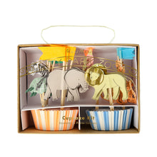 Lade das Bild in den Galerie-Viewer, Cupcake-Set, Safaritiere