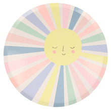 Load image into Gallery viewer, Party Plates, Rainbow Sun