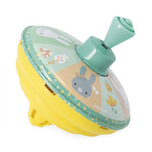 Load image into Gallery viewer, Metal Spinning Top ''Bunnies Yellow''