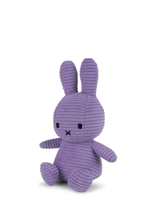 Miffy Soft Toy ''Miffy Sitting Eco Corduroy Dark Purple'' 23cm *Limited Edition*