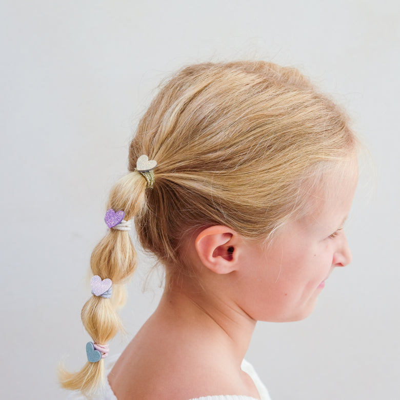 Mini Hair Bands, Teeny Heart