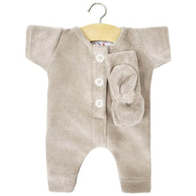Lade das Bild in den Galerie-Viewer, Minikane Puppen-Strampler und Stirnband Set, Grau