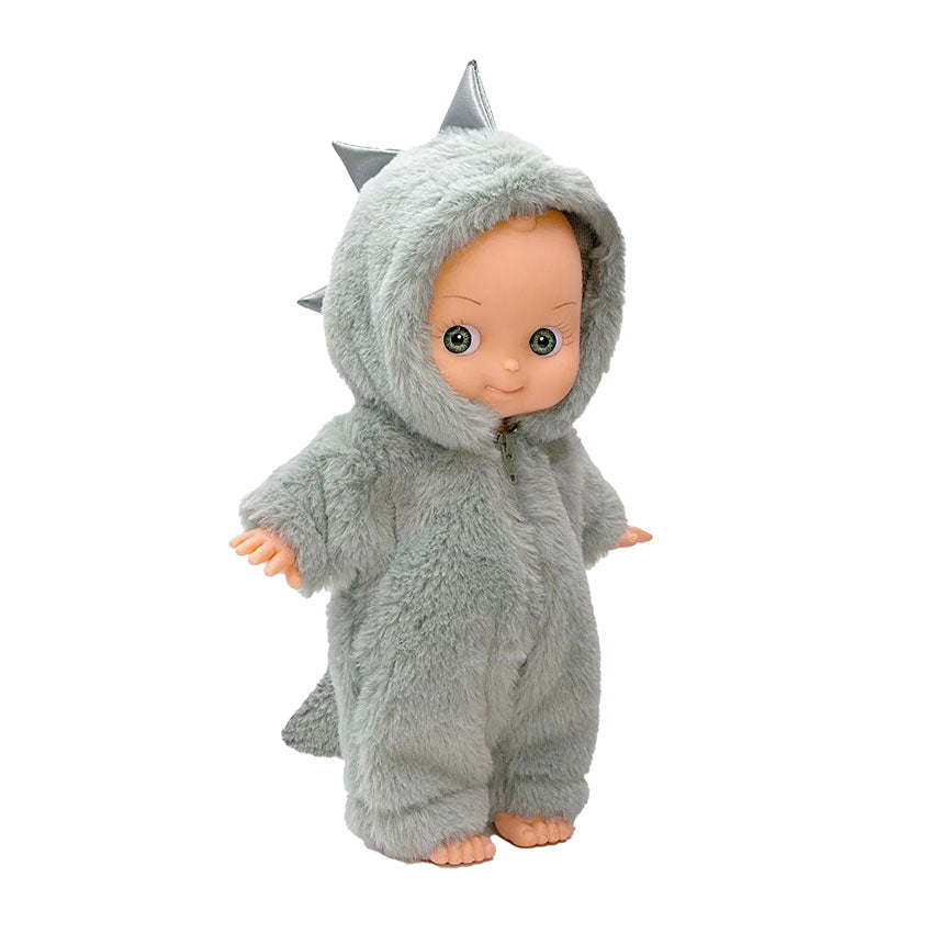 Minikane-Panchas-Puppe, Zebulon im Dinosaurier-Outfit