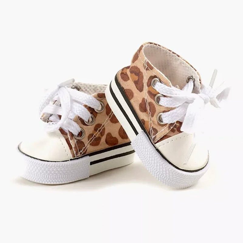 Minikane Doll Shoes, Leopard 34 / 37cm