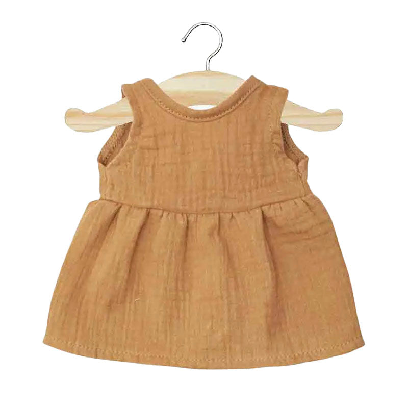 Minikane Doll Clothing, Dress Caramel 34 / 37 cm