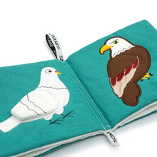 Load image into Gallery viewer, Small Hands Fabric Baby Book, Birds