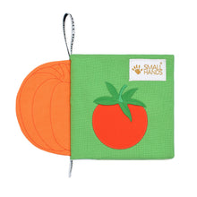 Lade das Bild in den Galerie-Viewer, Small Hands Fabric Baby Book, Vegetables