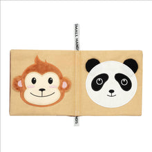 Load image into Gallery viewer, Small Hands Fabric Baby Book, Wild Animals