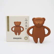 Load image into Gallery viewer, Moonie Natural Rubber Bear Teether ''Caramel''