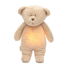 Lade das Bild in den Galerie-Viewer, Moonie summender Bio-Bär mit Lampe ''Sand Natur''