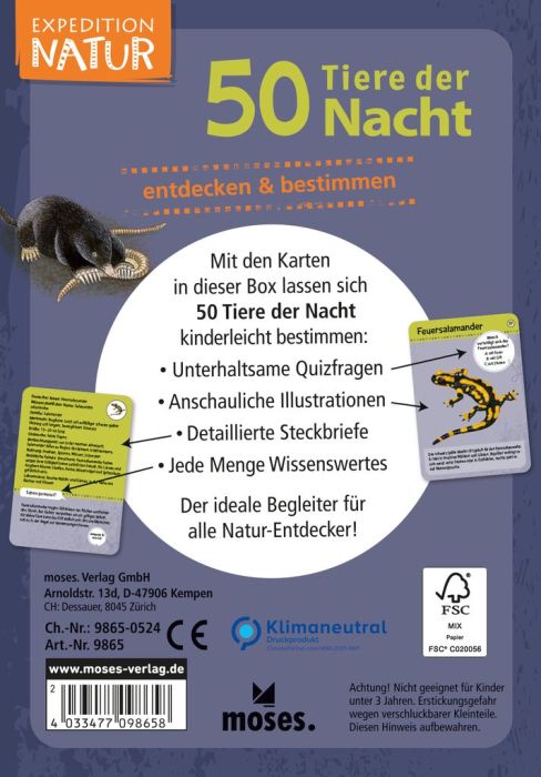 Expedition Natur: 50 Tiere der Nacht
