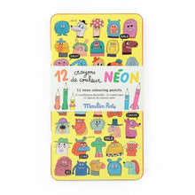 Load image into Gallery viewer, 12 Neon Coloured Pencils