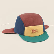 Load image into Gallery viewer, 5 Panel Cap with Ears ''Wolly Mystic Ivy''