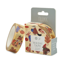 Load image into Gallery viewer, Nuukk Washi Tape, Autumn Animals