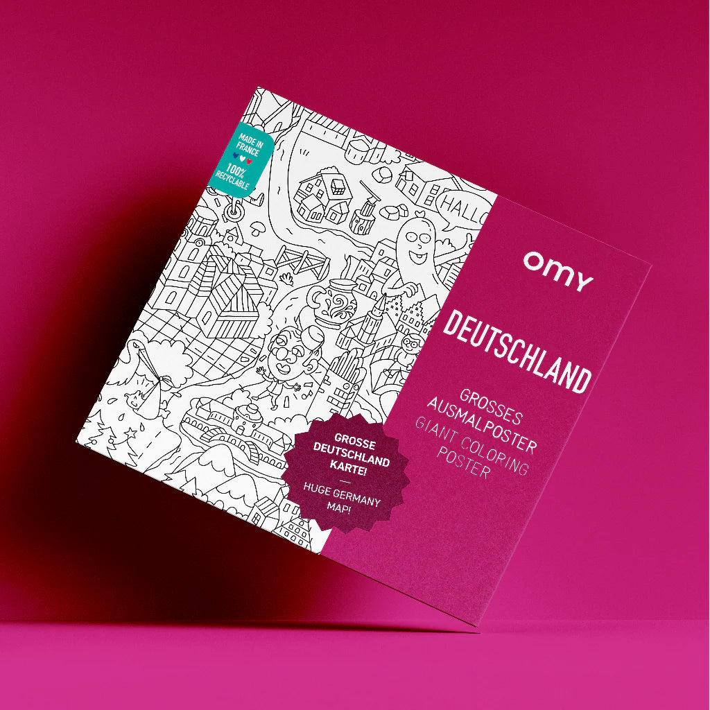 OMY Giant Colouring Poster 70 x 100, Germany