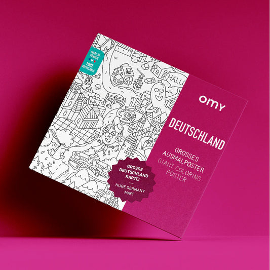 OMY Giant Colouring Poster 70 x 100, Germany