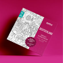Load image into Gallery viewer, OMY Giant Colouring Poster 70 x 100, Germany