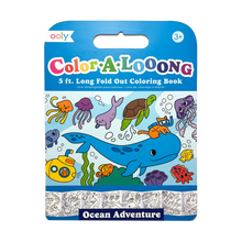 Lade das Bild in den Galerie-Viewer, Malbuch „Color-a-looong“ Ocean Adventure