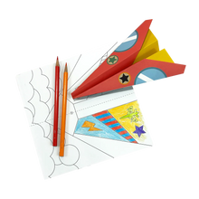 Lade das Bild in den Galerie-Viewer, DIY Papierflieger Bastelset