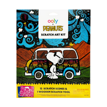 Load image into Gallery viewer, Peanuts Snoopy Scratch Art Kit