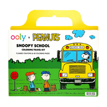 Load image into Gallery viewer, Peanuts Snoopy School Colouring Travel Kit