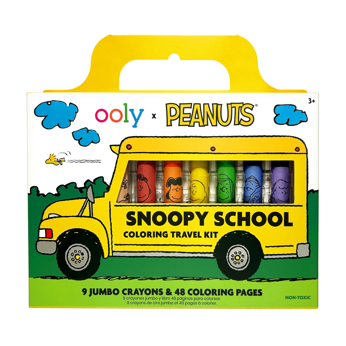 Erdnüsse Snoopy Schul-Malset für unterwegs