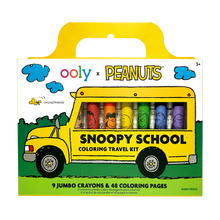 Load image into Gallery viewer, Peanuts Snoopy School Colouring Travel Kit