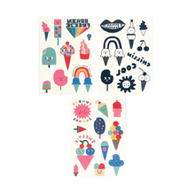 Load image into Gallery viewer, Temporary Tattoos ''Ice Cream Party''