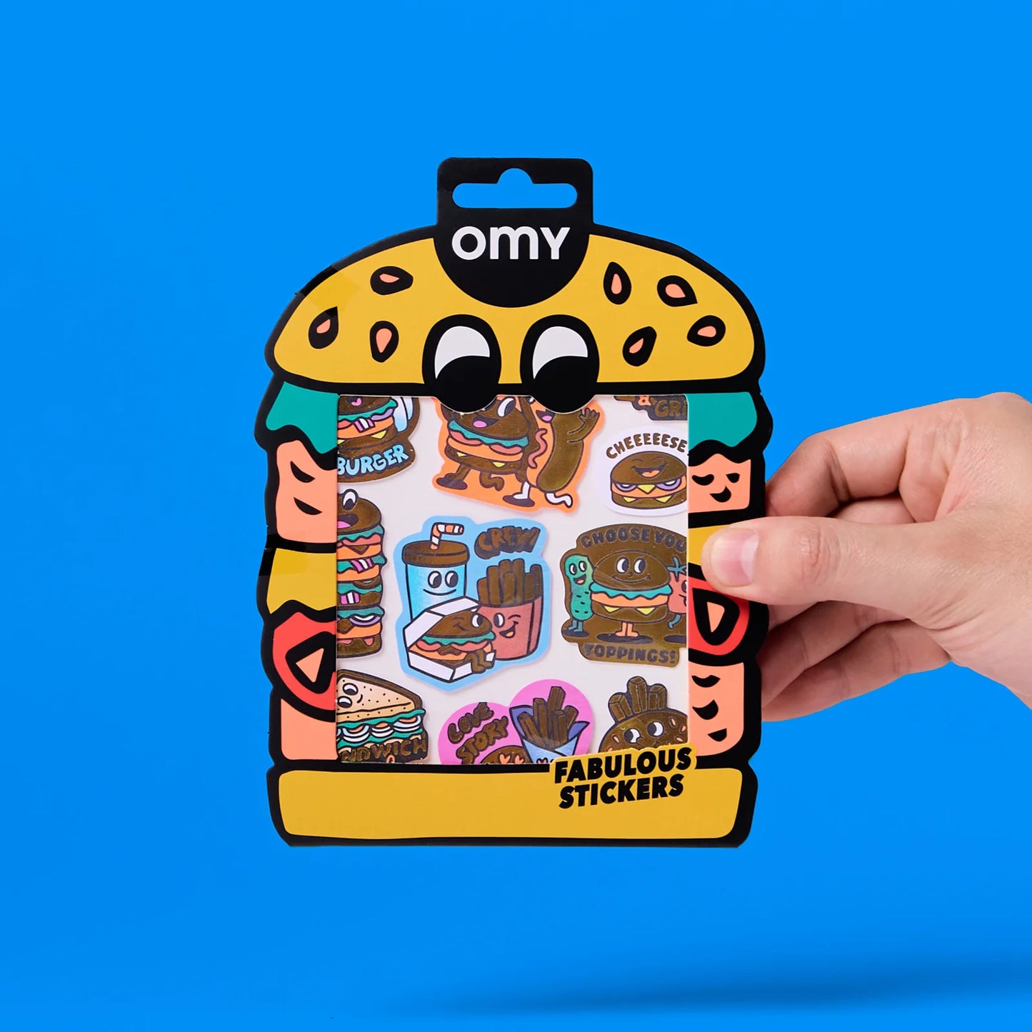 Große fabelhafte Sticker, Burger