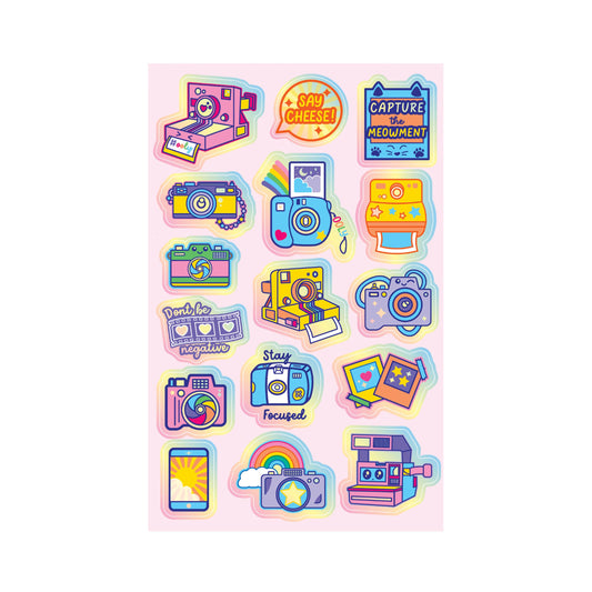 Sticker-Set ''Niedliche Kameras''