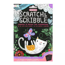 Lade das Bild in den Galerie-Viewer, Mini Kratz- & Kritzelset 'Niedliche Katzen'