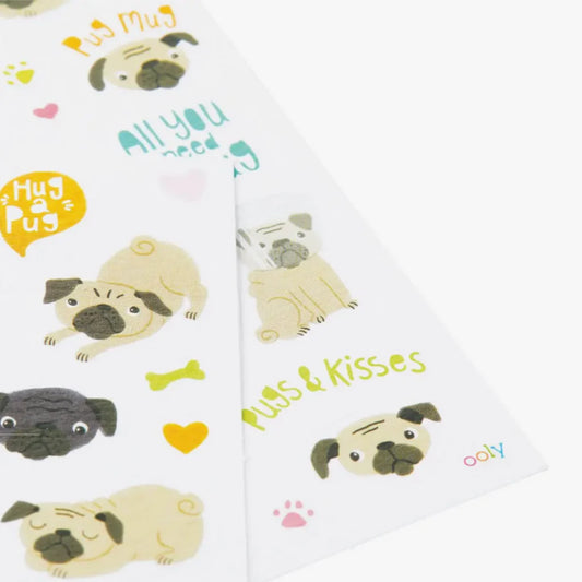 Sticker-Set ''Mops''