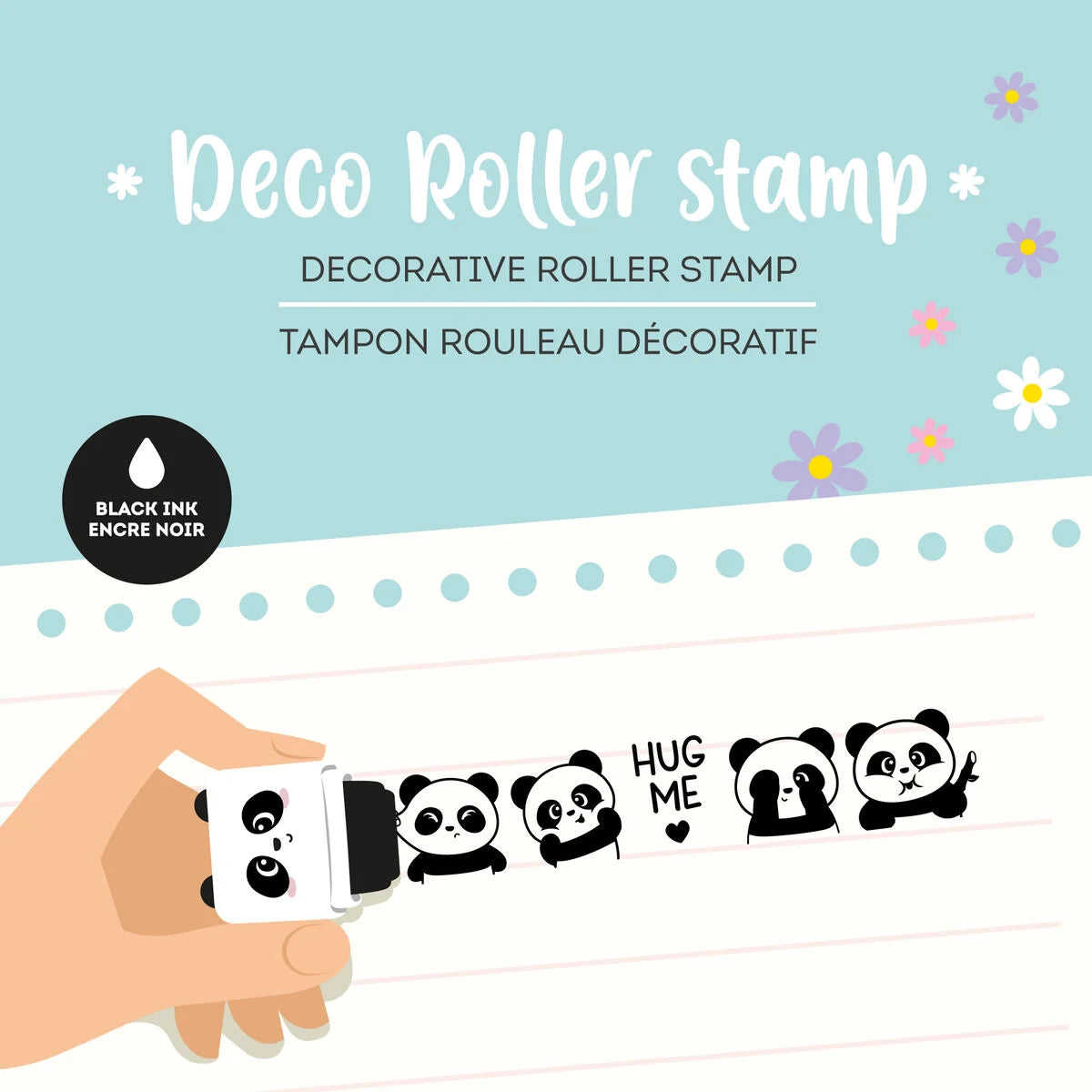 Legami Deco Rollenstempel, Panda