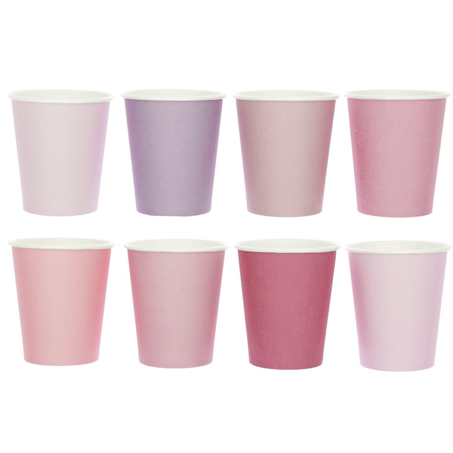 Pappbecher "Pinks", Set mit 8 Stück